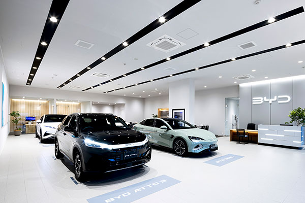 BYD AUTO松阪 自動車ショールーム 設計事例