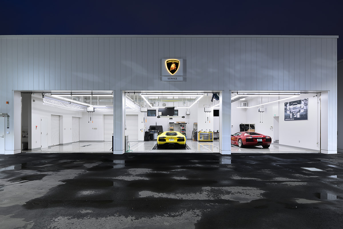 Lamborghini Sapporo 設計監理 事例写真