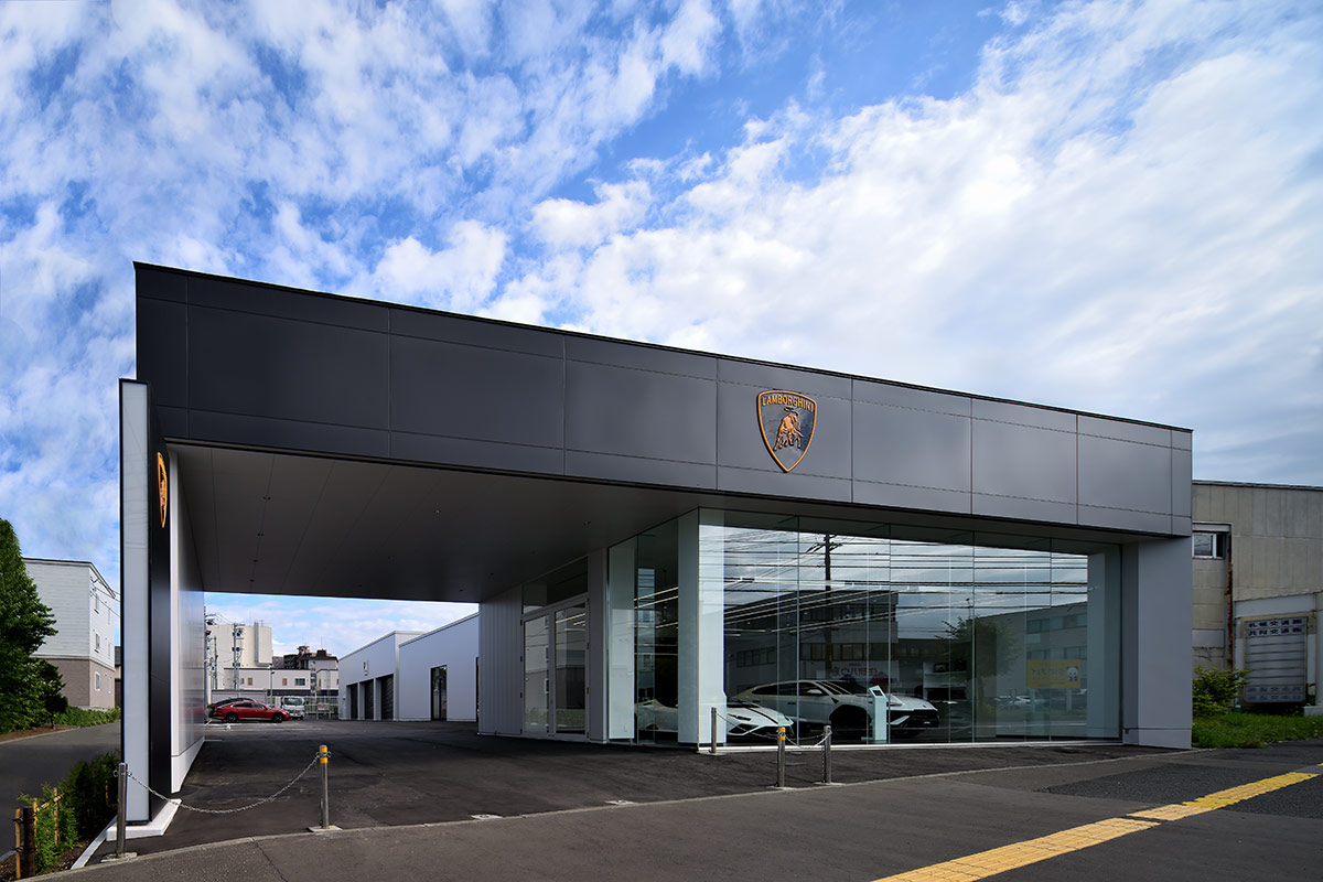 Lamborghini Sapporo 設計監理 事例写真