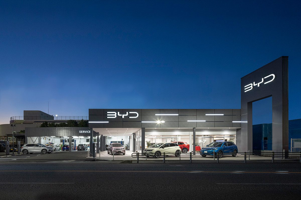 BYD AUTO 四日市 設計監理 事例写真