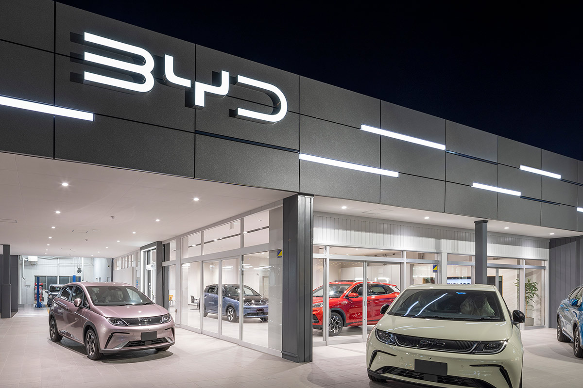 BYD AUTO 四日市 設計監理 事例写真