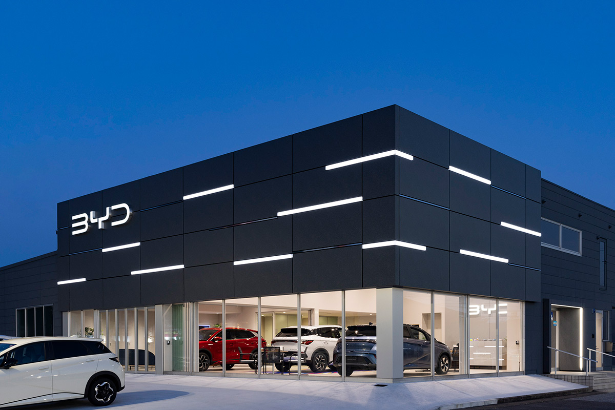 BYD AUTO 岐阜 設計監理 事例写真