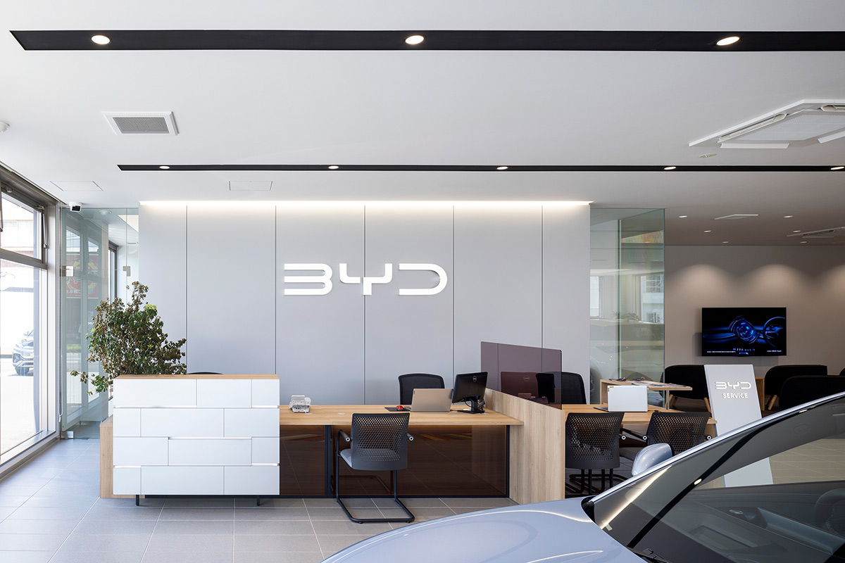 BYD AUTO 大分 設計監理 事例写真