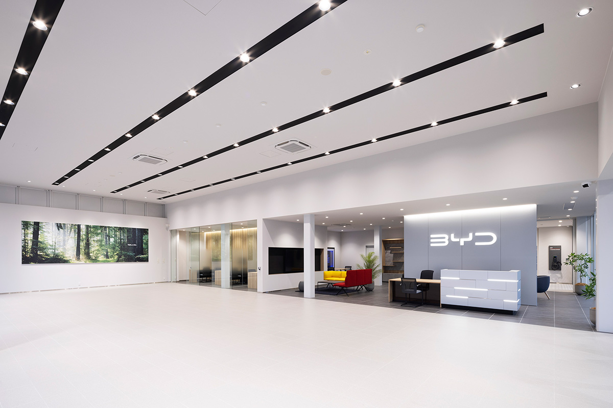 BYD AUTO 滋賀 設計監理 事例写真