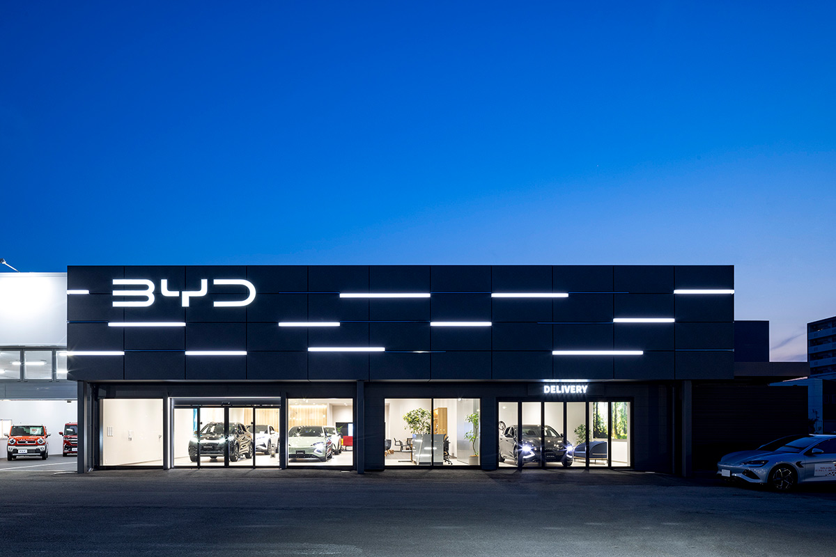 BYD AUTO 松阪 設計監理 事例