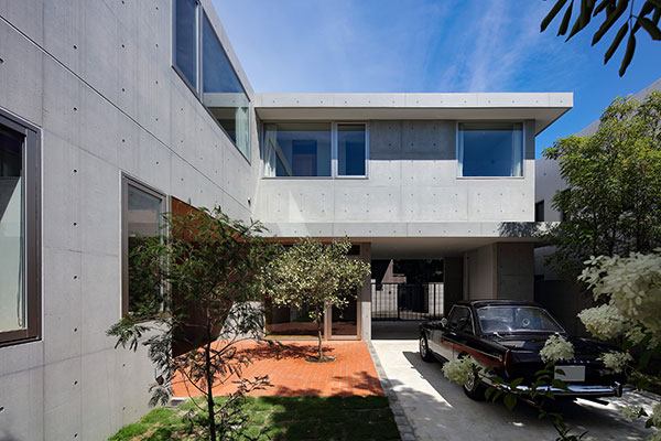 T型のRC住宅 個人住宅 設計事例