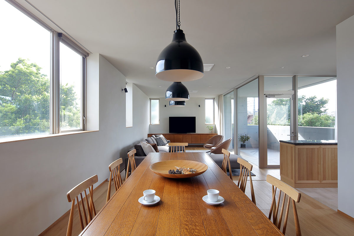 T型のRC住宅 設計監理 事例